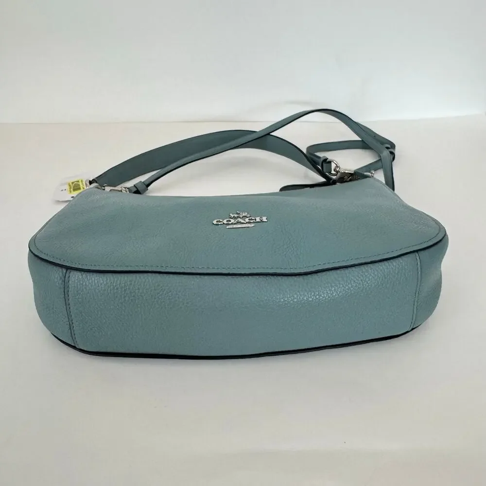 Coach Chelsea Crossbody Shoulder Bag Leather Marine Light Blue 56819 NWT - Picture 11 of 15